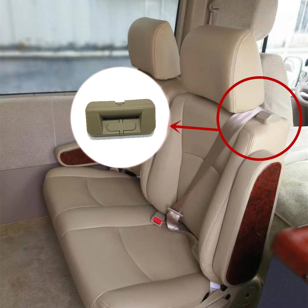 Piezas de plástico de cinturón de tres puntos de asiento de coche, piezas de automóvil rectangulares, componente de cinturón de seguridad, bucle de Pilar, piezas de repuesto de coche, anillo de guía, 10 Uds.
