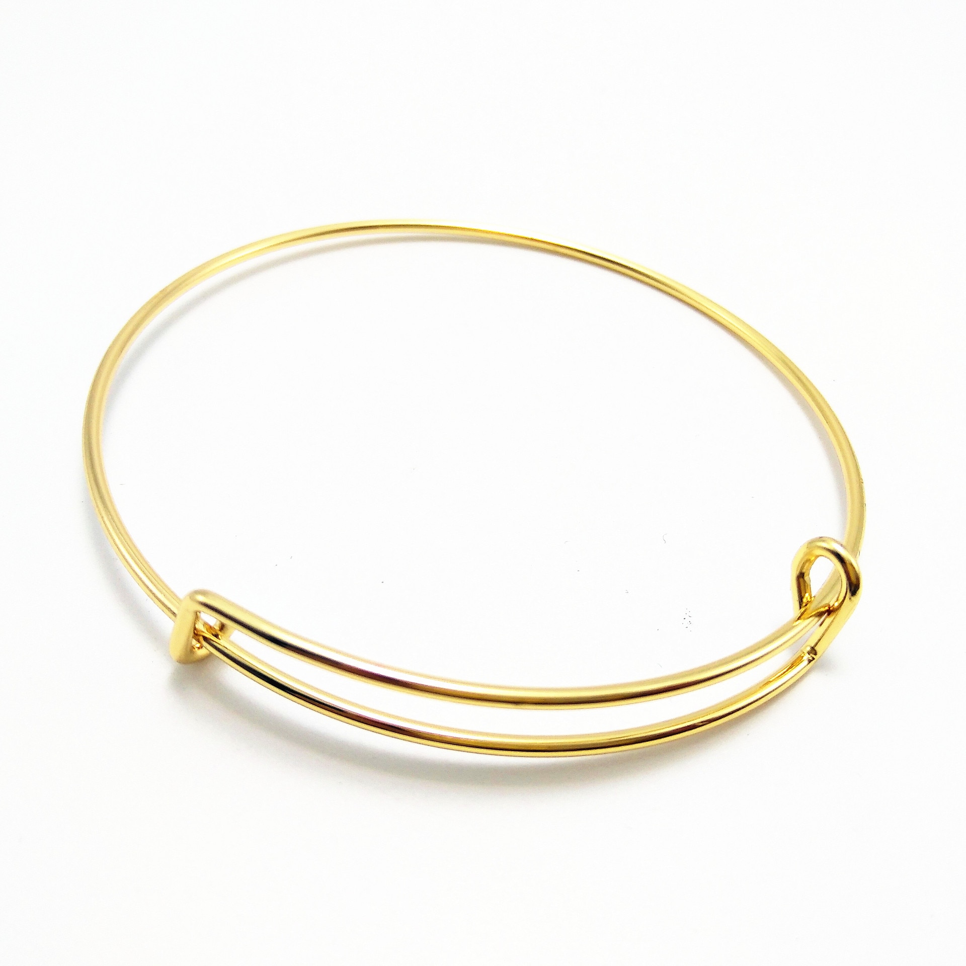 Bracelet For Women Alex And Ani Adjustable Stainless-Steel Cable Bangle Bracelets With Charms Bracelet Femme Jewelry: Gold