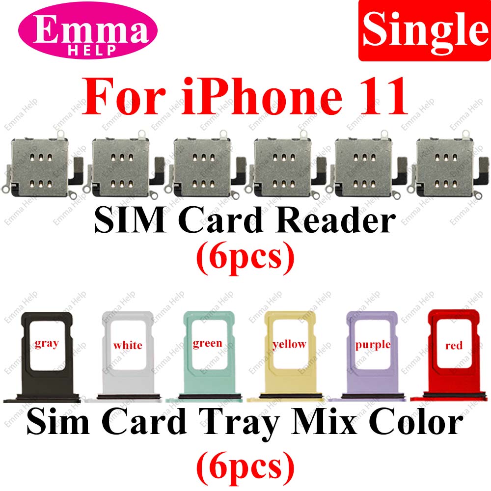 12 Stück Single-SIM-Kartenleser-Anschluss biegen kabel für iPhone 13 12 11 14 Profi Max XR Dual-SIM-Karten fach Steckplatz Halfter Adapter: Gelb