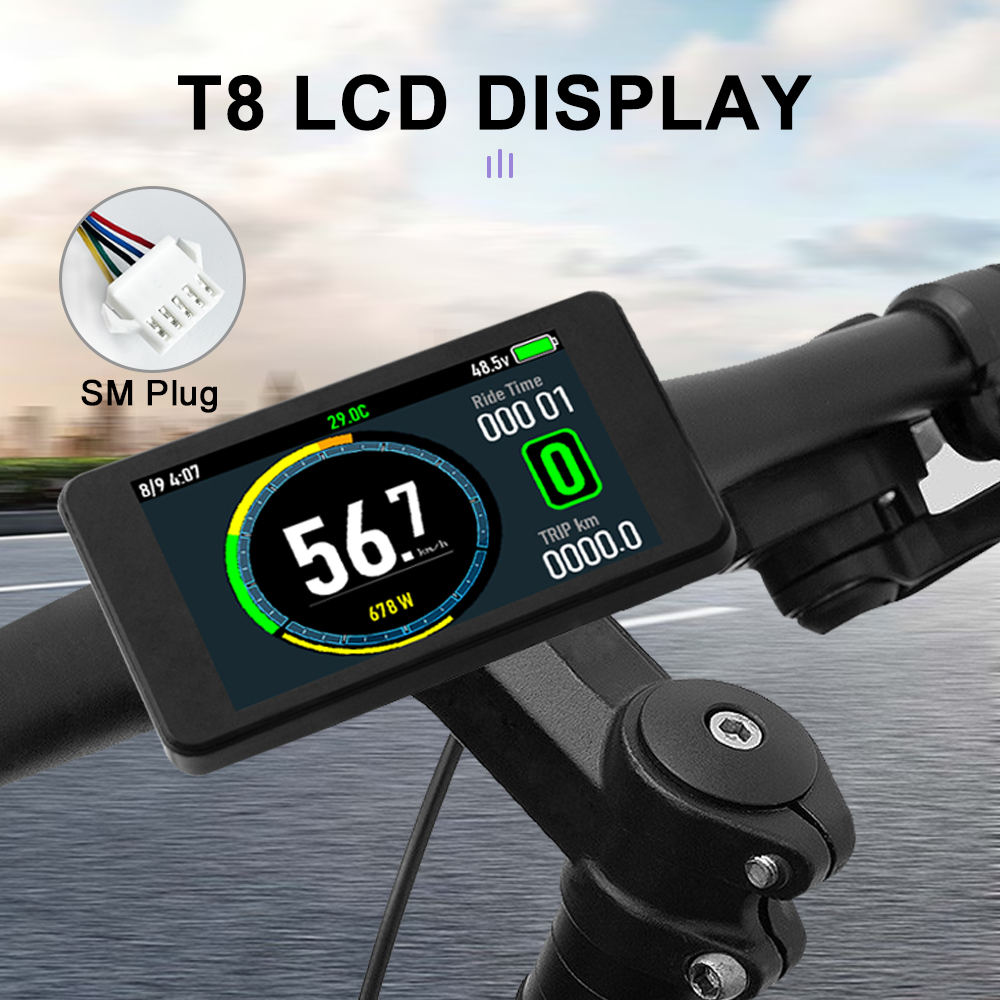 Electric Bike S866 Display S900 UKC1 M3 M5 LCD Panel Screen with SM/Waterproof Plug Matching JN controller Bicycle Accessories