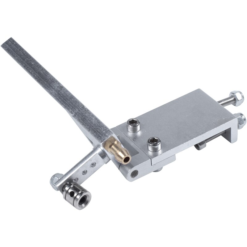 Long gouvernail en aluminium de bateau de Rc avec la direction absorbante de ramassage d'eau pour le modèle à télécommande de gaz électrique partie Cnc(75Mm)