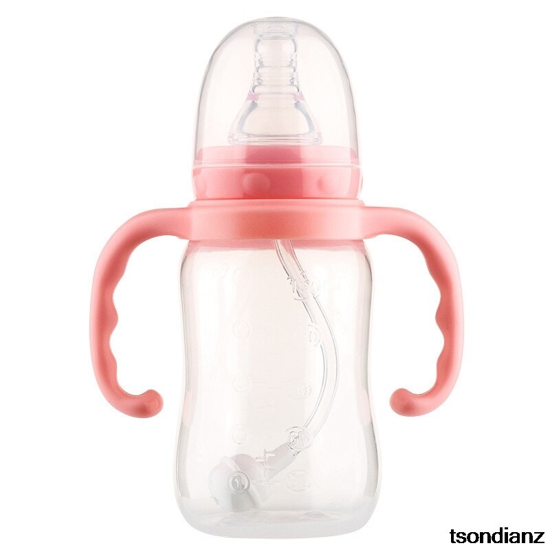 Baby Feeding Bottles For Natural Wide Mouth PP Glass Baby Feeding Bottles Baby Bottle Accessories Include Bottle: PK2