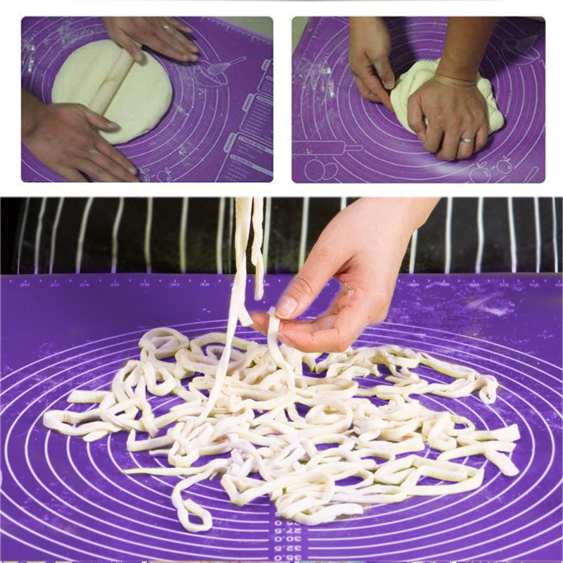 Extra Grote Non-stick Bakken Mat Siliconen Pad Vel Bakken Mat Voor Rolling Deeg Pizza Deeg Maker Houder Keuken gereedschap