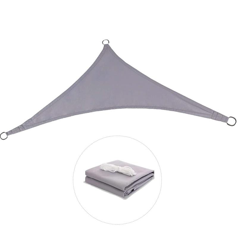Triangle Sun Shade Sail Polyester Canopy Waterproof UV Block For Garden Swimming Pool