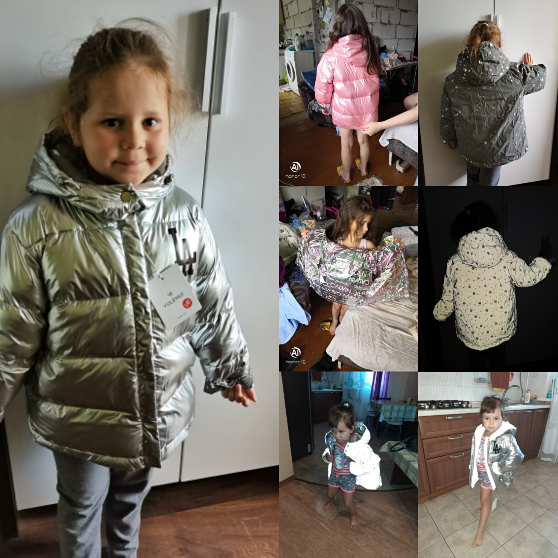 Dragen Op Beide Zijden Jongens Jassen Winter Jas Kids Down Jas Snowsuit Roze Blauw Zilver Jacket Hooded Parka Meisjes Down jassen