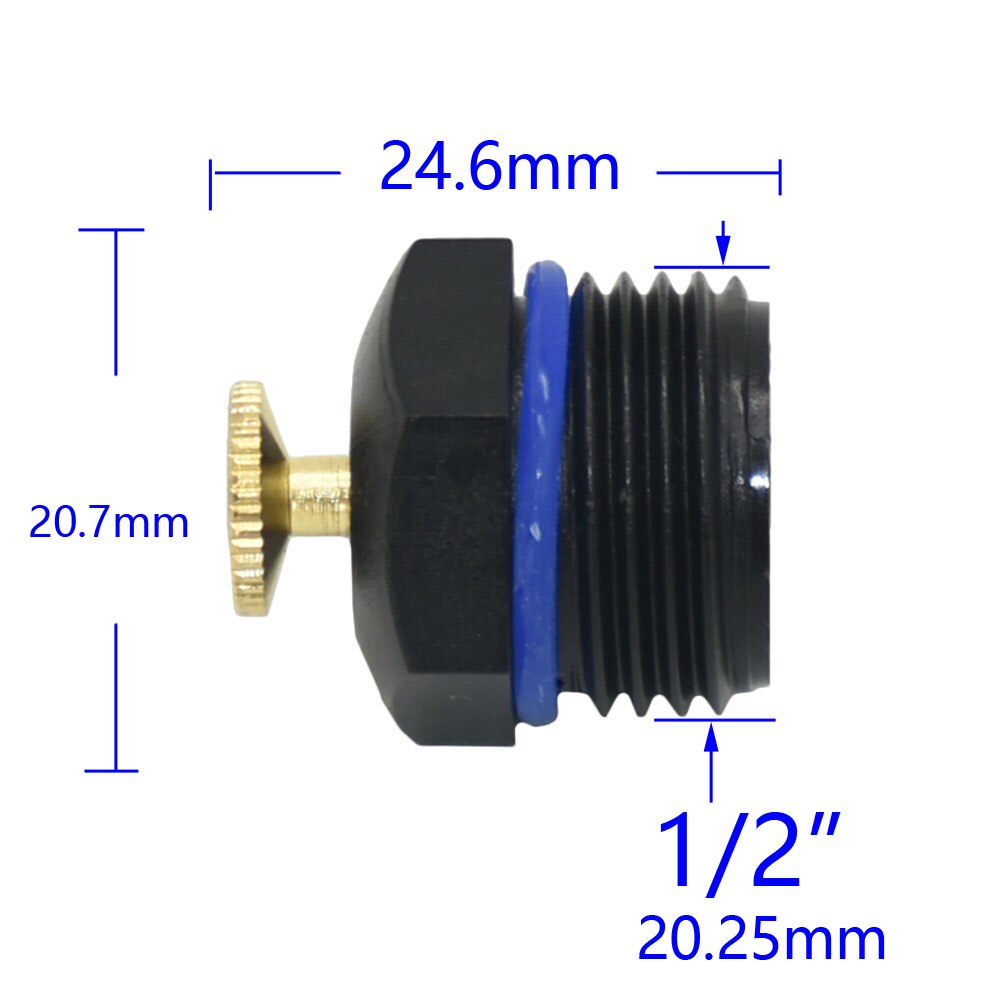 1/2" male Adjustable Water Spray Head Micro Flow Dripper Drip Head Irrigation Sprinklers Agriculture Garden Irrigation 10 Pcs