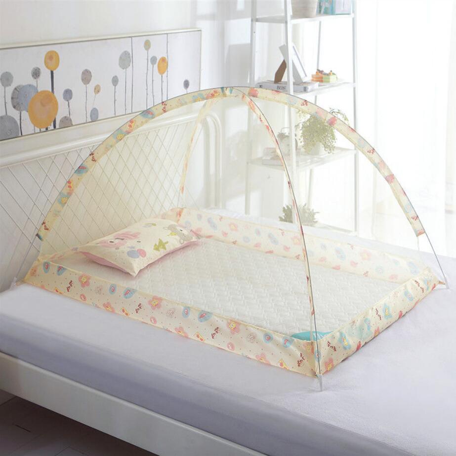 Multifunctionele Opvouwbare Baby Klamboe Bodemloze Netting Wieg Anti-Muggen Cover Grote Ruimte Gesloten Babybed Klamboe Tent