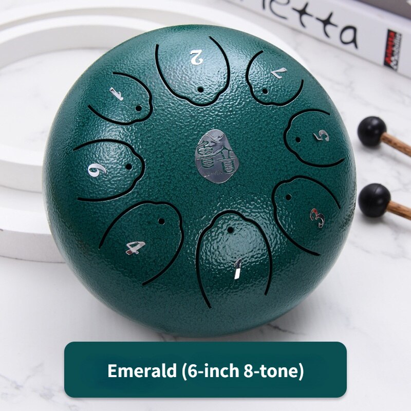 Ethereal Drum Ethereal Drum 6 "Staal Tong Drum Vergeet Zorgen Drum Percussie Instrument Hand Disc: 6 tone 8 inch E