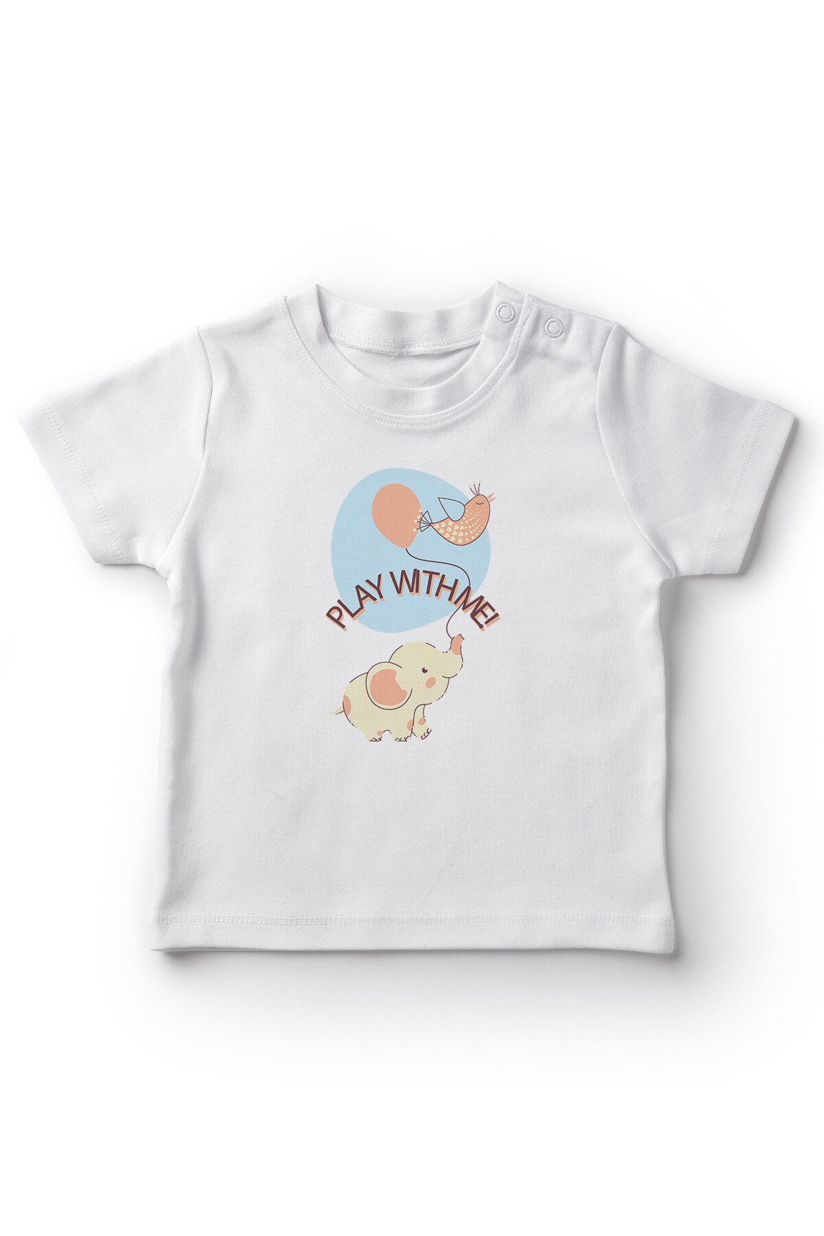 Angemiel Gioco Del bambino di Gioco Disposti Elefante Del bambino Ragazzo T-camicia Bianca