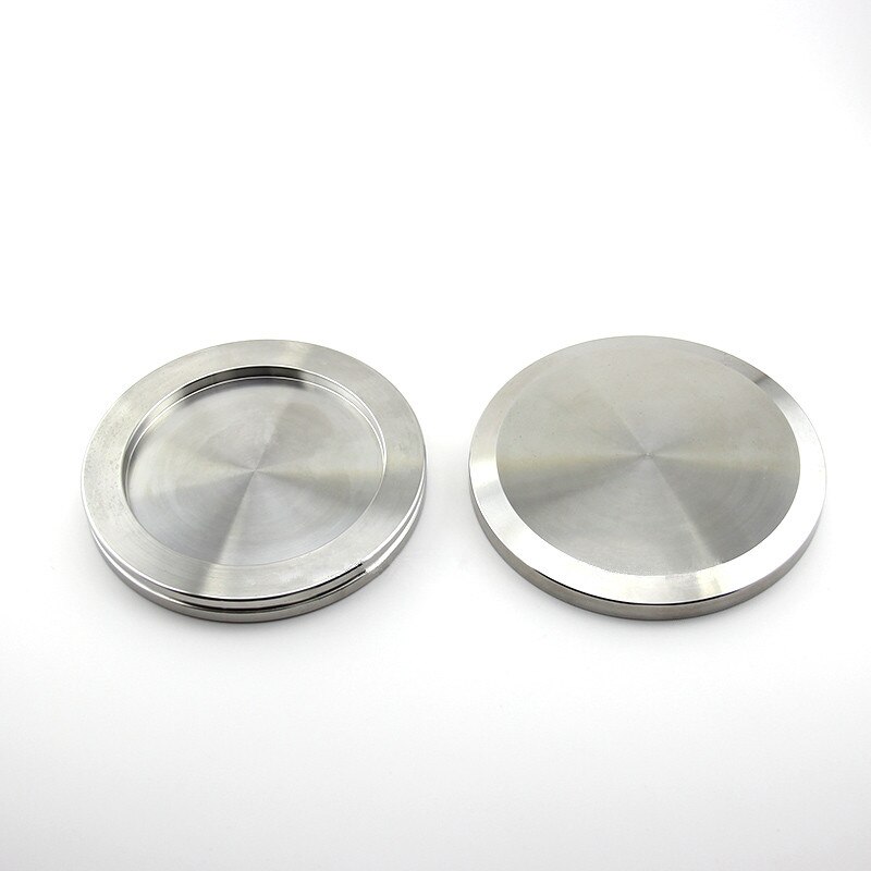 1pc ISO63 ISO80 ISO100 Vacuum Flange Blind Plate 304 Stainless Steel Quick-install Cover Plate ISO Vacuum Plug Blocking Plates