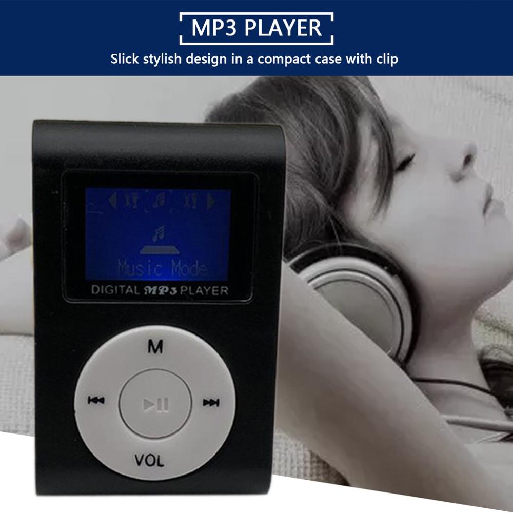 Small Size Portable MP3 Player Mini LCD Screen MP3 Player Music Player Support 32GB TF Card walkman lettore mp3 usb Player
