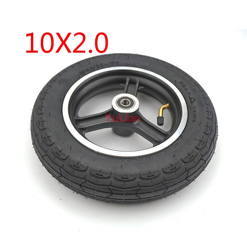 Para triciclo chico Schwinn, cochecito de bebé, scooter Eléctrico, carretilla 10x2 rueda de neumático 10x2/54-152 neumático y llantas cubo combo