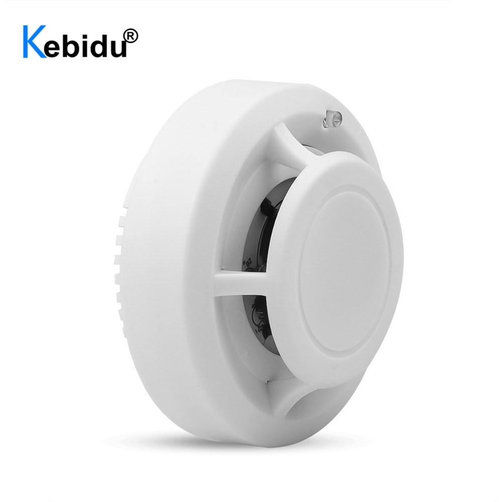 Røg branddetektor følsom uafhængig alarm hjem sikkerhed trådløs alarm røgalarm sensor brand udstyr