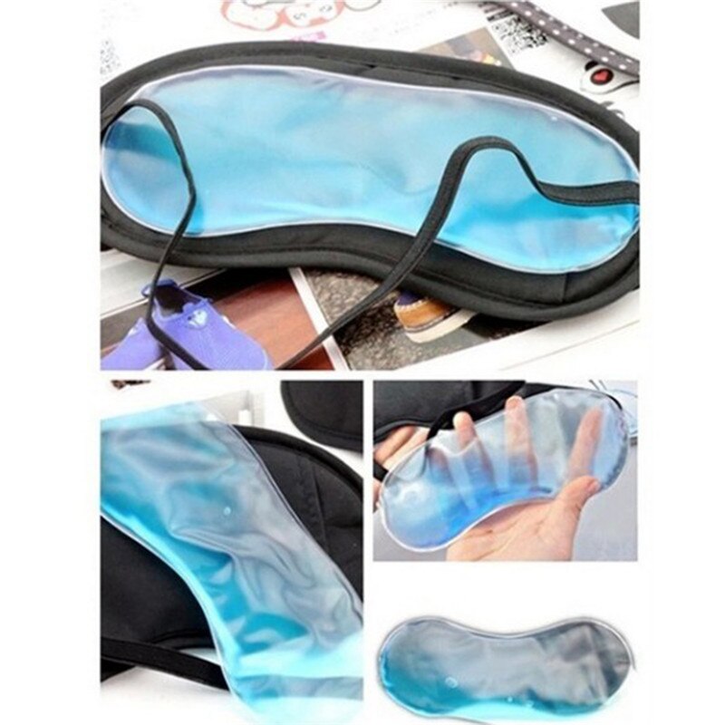 Cold Cooling Gel Eye Mask Ice Pack Goggle Gel Eye Relaxing Mask Eye Cover Protection Sleeping Eliminate Dark Circles Relaxing