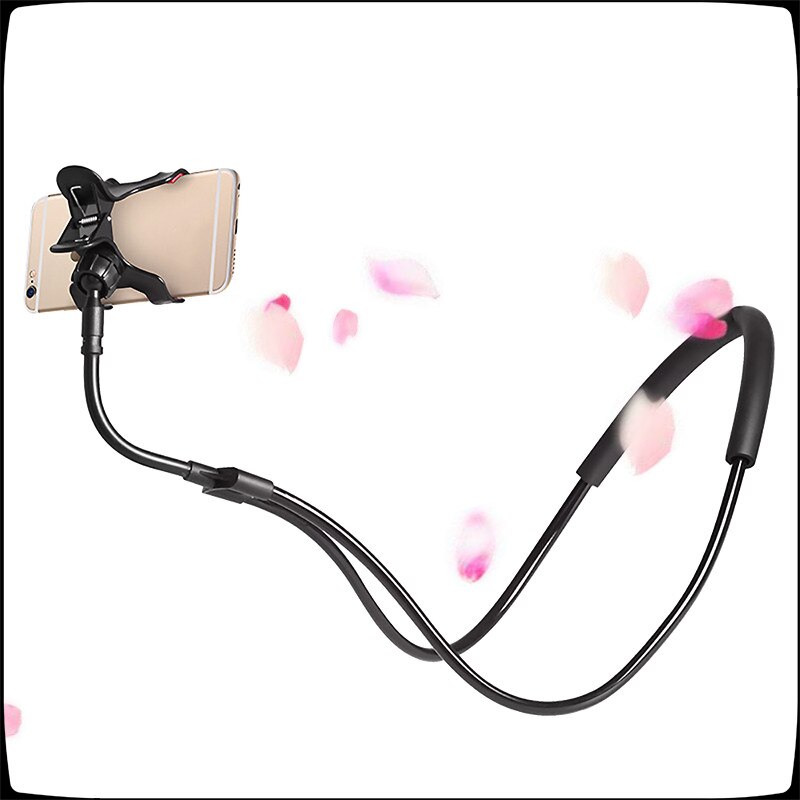 Smartphone holder Selfie Bracket Hanging Phone Holder Lazy Neck Mount Desktop Bed Car phone holder Electronics accessories