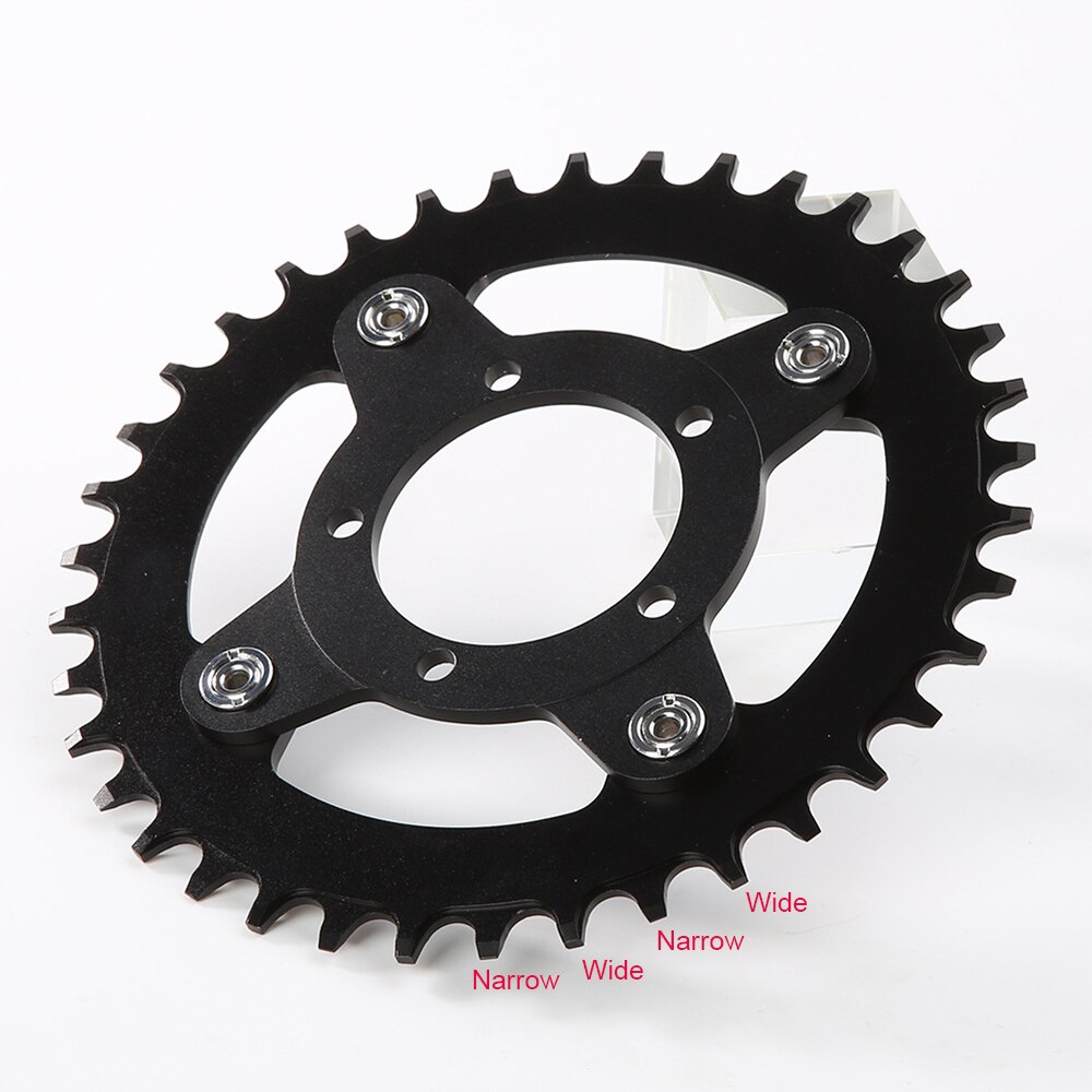 E-bike 40T 42T 104BCD Chainring For Bafang BBS01 BBS02 Mid Drive Motor DIY Chain Wheel for 8FUN Electric Bicycle Conversion Kit