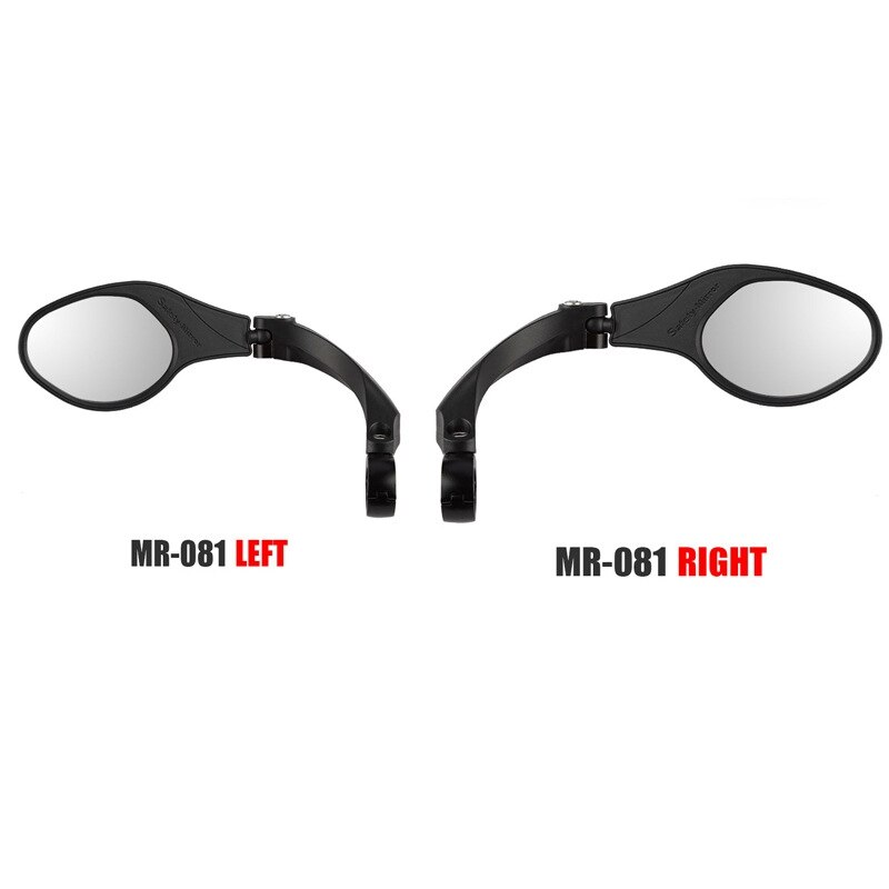 Hafny 1Pc MR081 Rvs Lens Fiets Achteruitkijkspiegel Breed Scala Back Zicht Bike Reflector Hoek Verstelbare