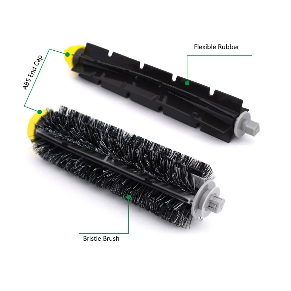 Filtro Hepa de Cepillo Lateral de rodillo central para iRobot Roomba 600 Series 605 606 616 620 650 655 660 676 680 690 Robot aspirador