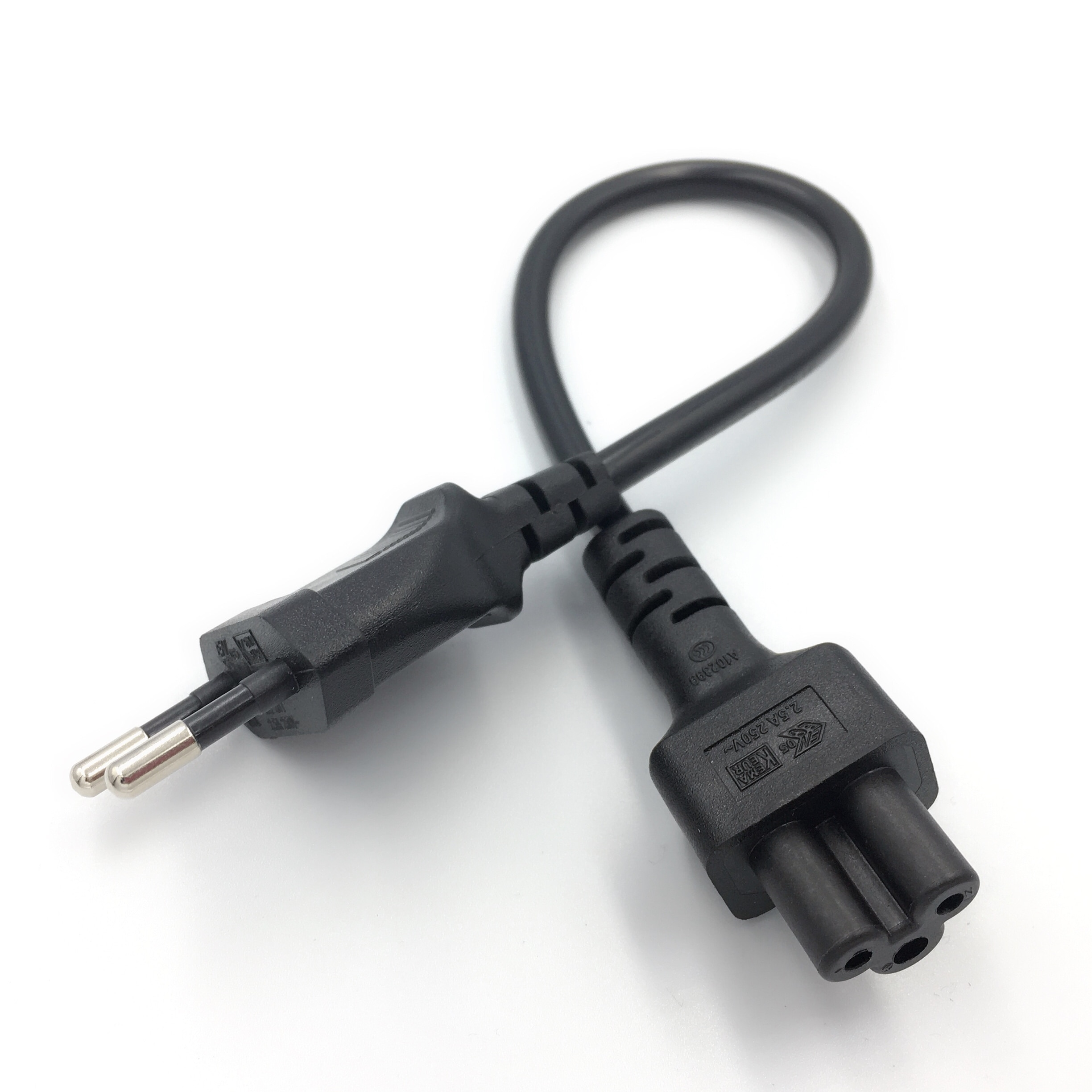 VED Stecker Energie kabel, schuko CEE7/16 Stecker nach IEC 320 C5 Micky Energie Kabel Für Notizbuch Netzteil, kurze VDE Energie Adapter Kabel