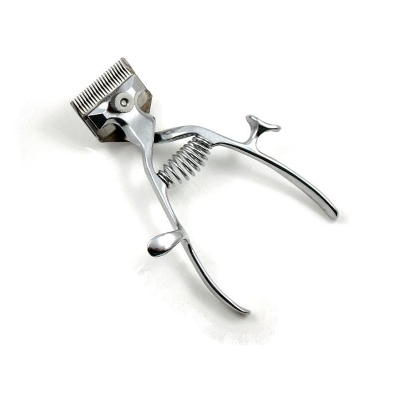 Old-Fashioned Manual Clippers Haircut Hand Fader Trimmer Pusher Scissors No Noise No Electric Need
