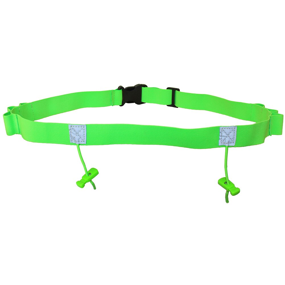 Nummer Riem Outdoor Bib Fietsen Triathlon Unisex Houder Sport Taille Verpakking Polyester Motor Reflecterende Loopwedstrijd