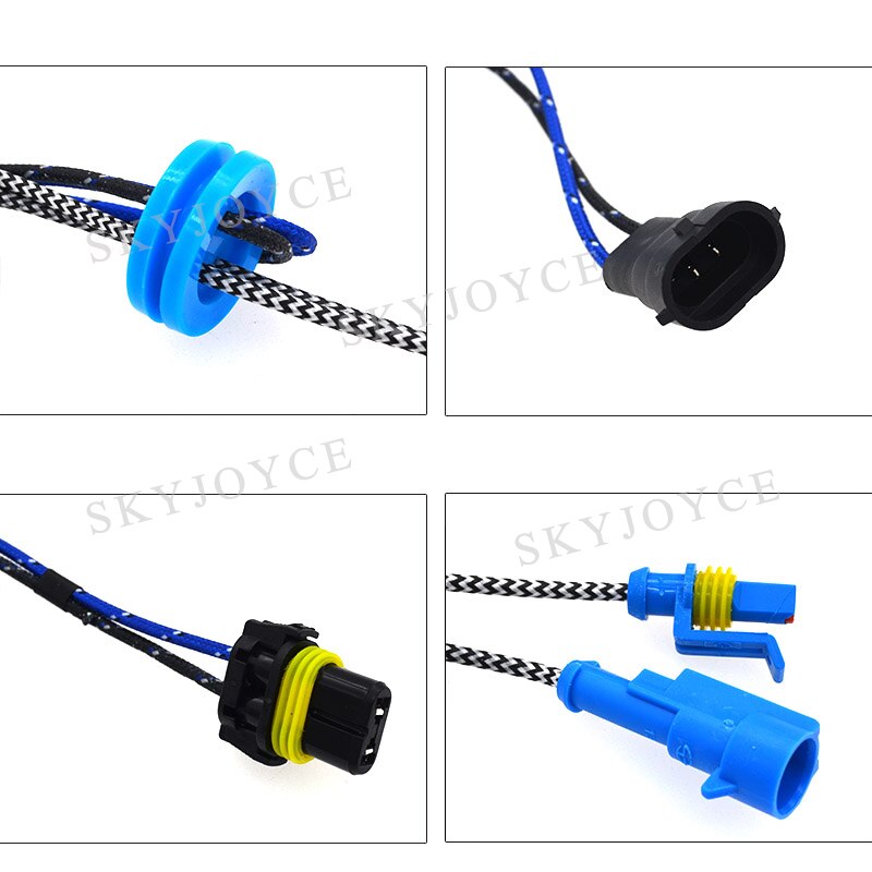SKYJOYCE-bombilla HID de xenón para Faro de coche, Kit de conversión HID de 35W, 55W, 35W, 55W, CA 12V, 5500K, H11B