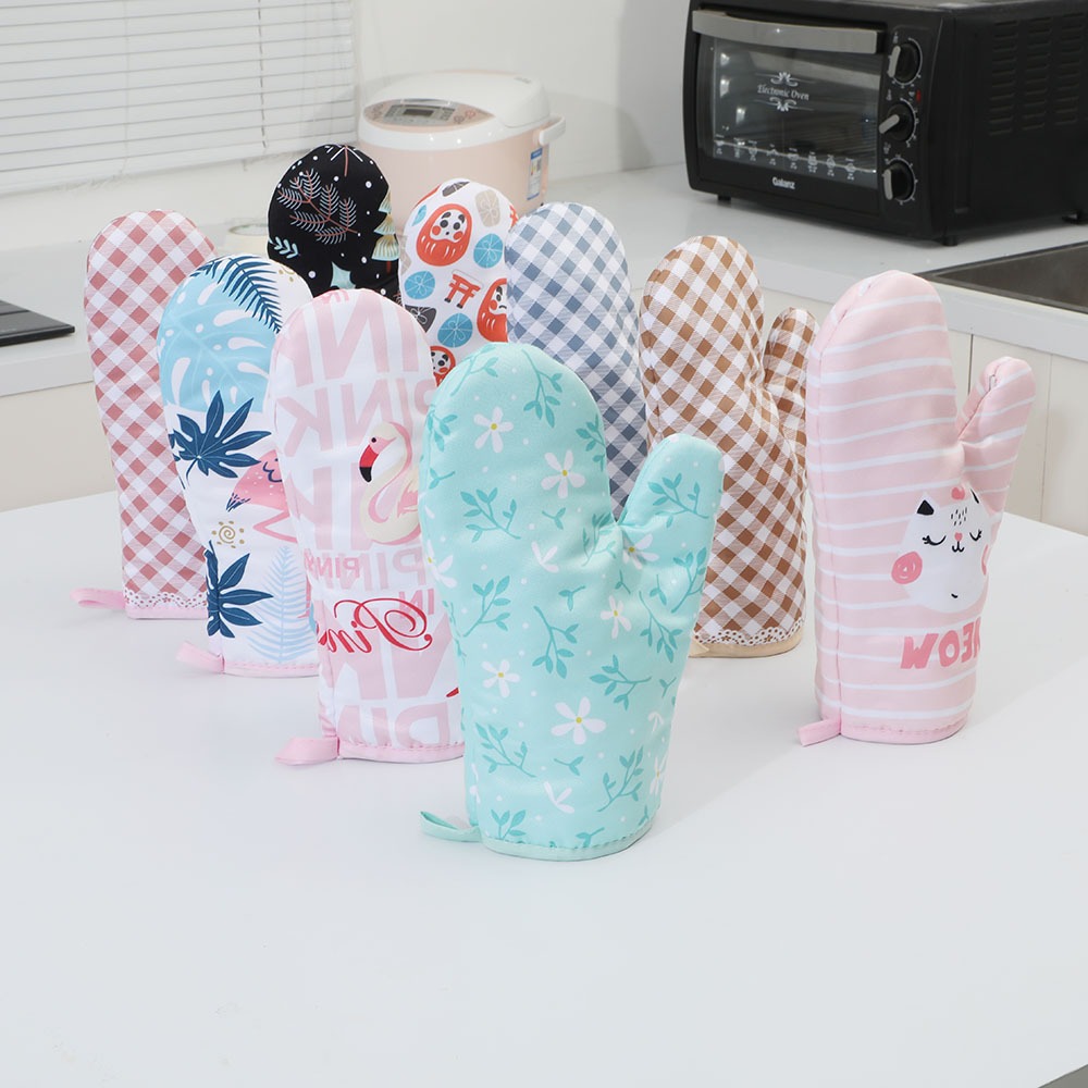 1pcs Heat-insulating Gloves, Anti-scald Microwave Gloves, High Temperature Resistant Kitchen Baking Oven Gloves