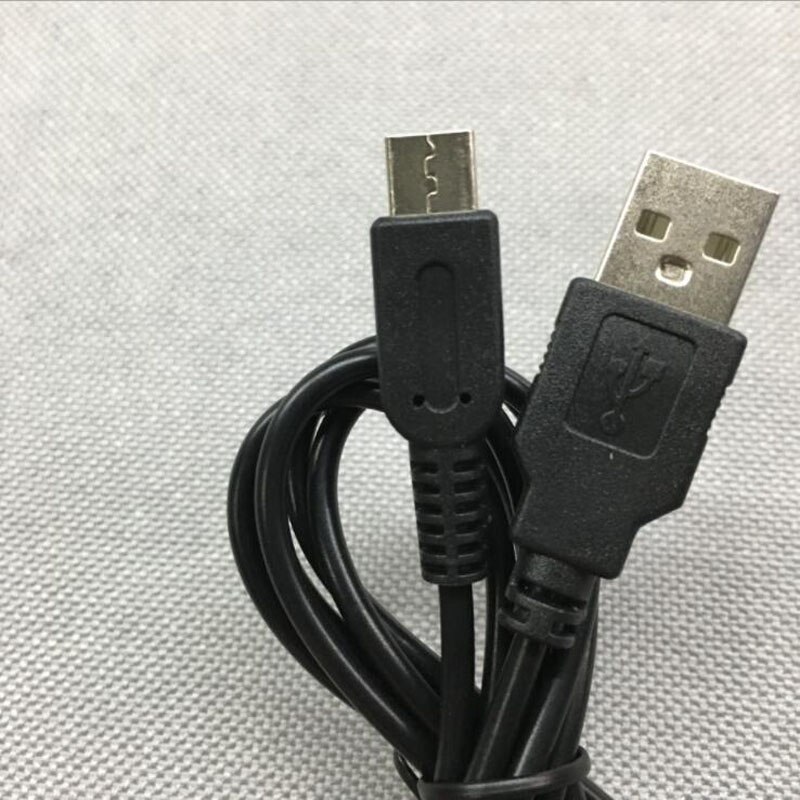 Câble d'alimentation USB noir de 1.2M, cordon de données pour manette de jeu Nintendo Wii U Pad, contrôleur Joypad