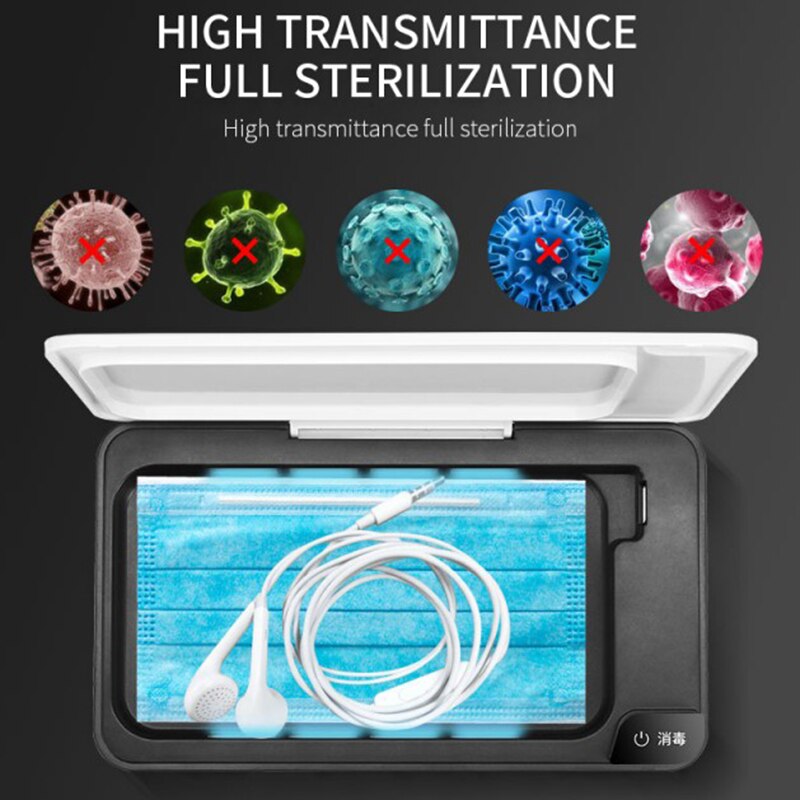 Qitherm Multifunctional Sterilizing Box UV Sterilization Wireless Charge Mobile Phone Disinfection Cosmetics and Phone