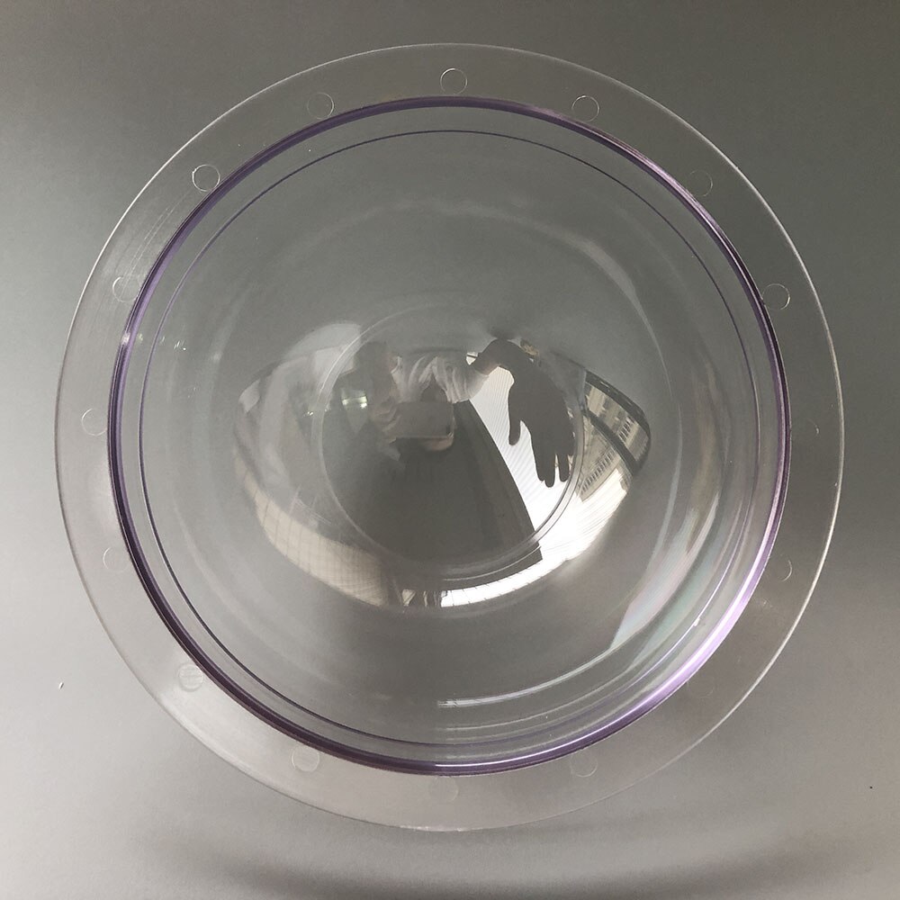 3.6 Inch Clear PC Dome Cover - 98.8x59.4mm Polycarbonate CCTV Camera Replacement Lens | Security Camera Protective Cover