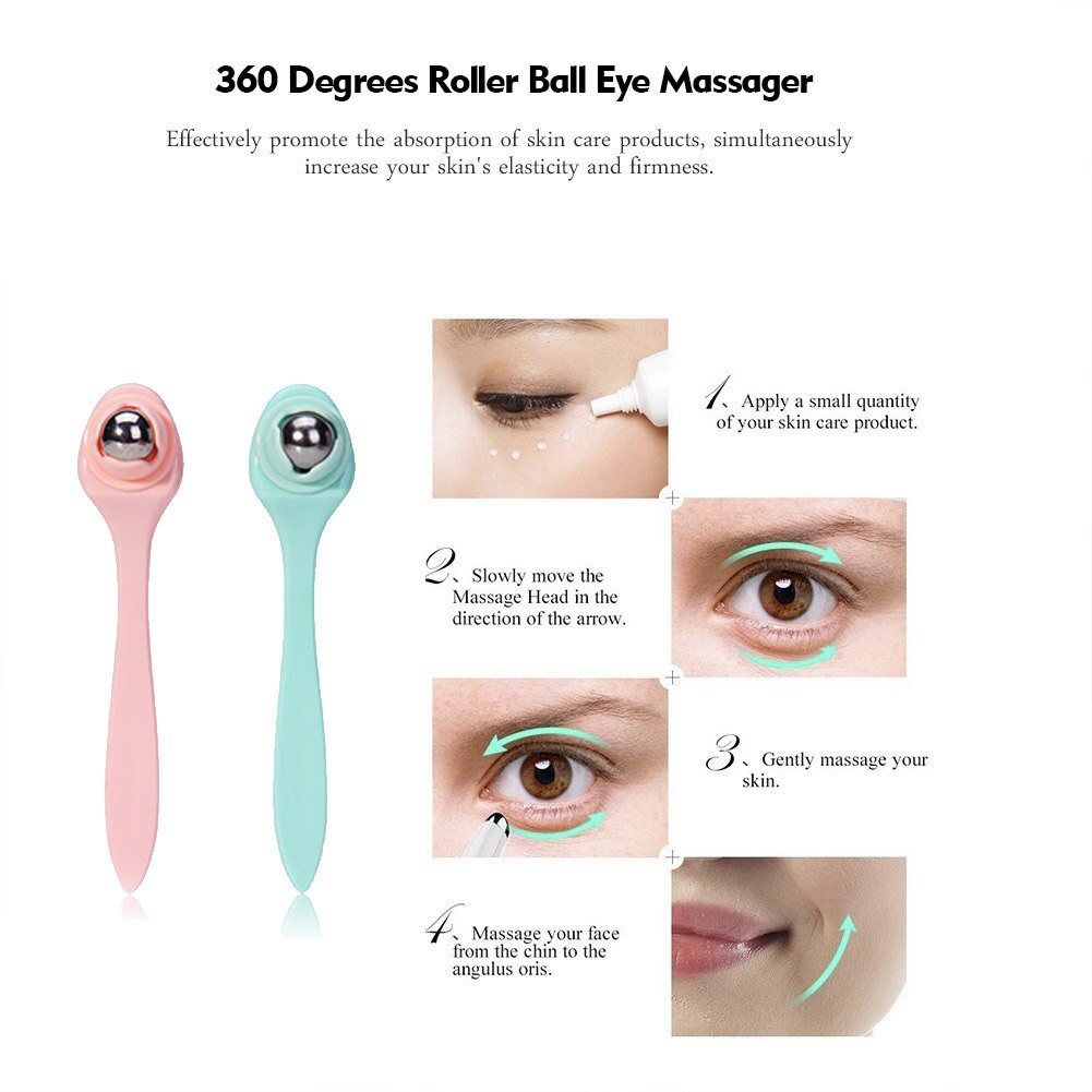 360 Degrees Roller Ball Mini Beauty Eyes Massage Anti-Wrinkles Beauty Tool Face Lift Massage Massage Beads Dark Circles Remover