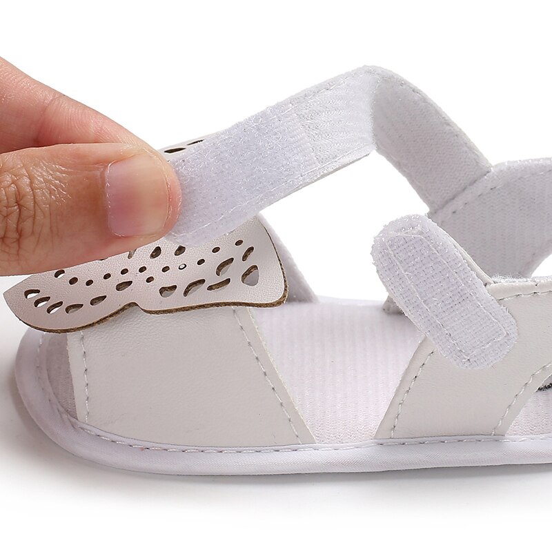 Summer Newborn Toddler Infant Baby Boys Girls Soft Sole Crib Shoes Cute Butterfly Summer Sandals Shoes