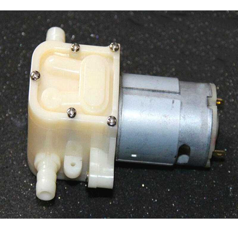 1.2LPM 12W 545 Elektrische Motor Micro Membraanpomp Kleine Zelfaanzuigende Waterpomp Dc 12V Grote Stroom diafragma 10Mm Brand
