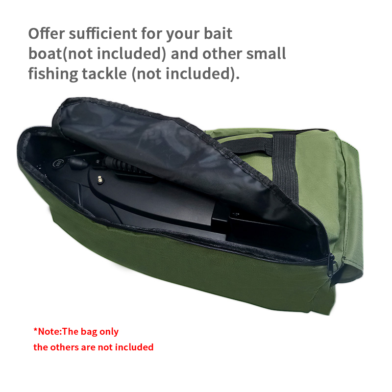 Rollfish bolsa de barco de isca de grande capacidade, resistente ao desgaste, tecido oxford, durável, fechamento com zíper para viagens, acessórios de pesca