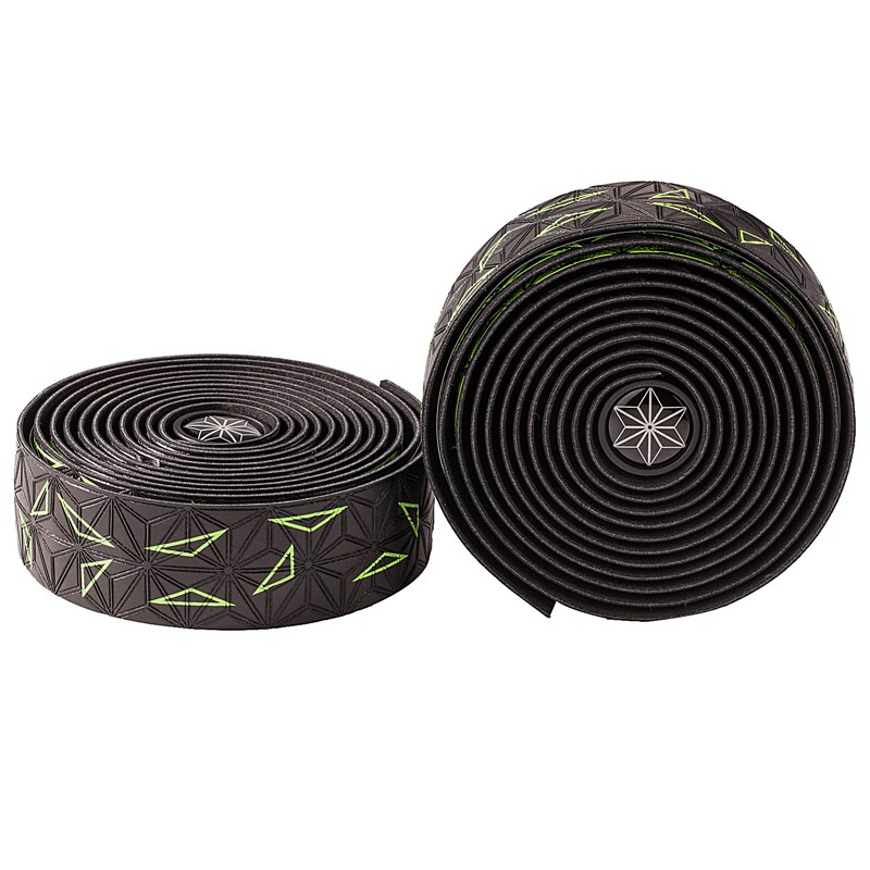 Racefiets Stuurlint Zachte Ademende Mtb Racefiets Stuur Riem Anti-Slip Pu + Eva Stuur Strap fiets Accessoires: Melange Fluo Yellow