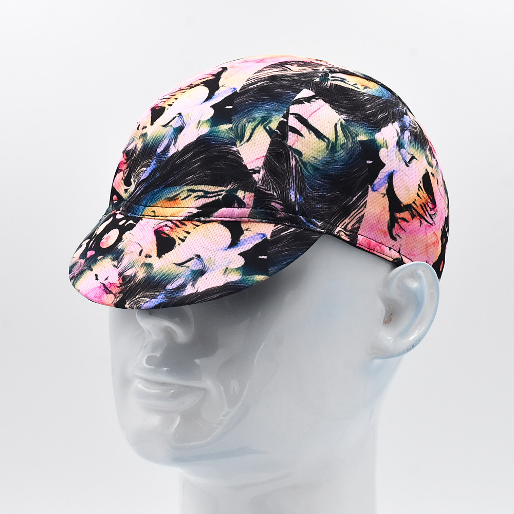 Retro Classic Print Fietspetten Zomer Herenfiets Buiten Ademend Snel Droog Rijhoeden