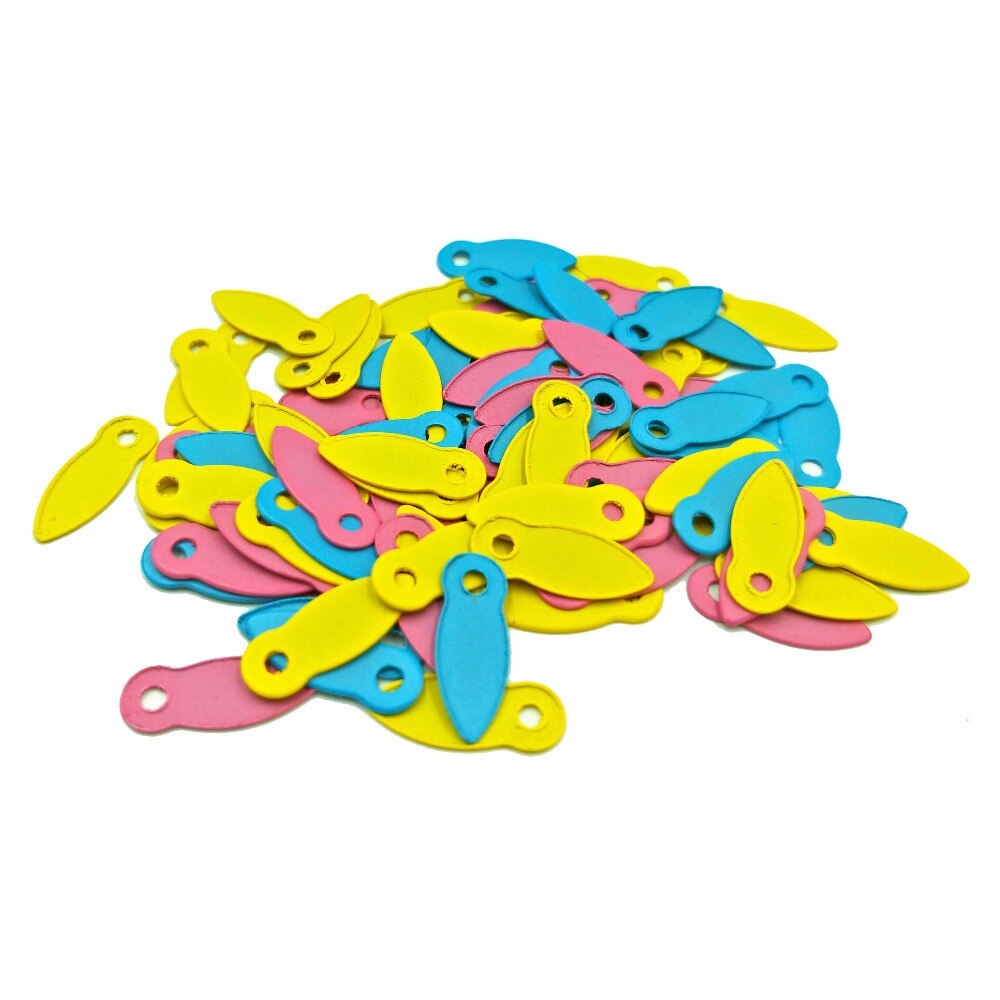 Marco de decoración para álbum de fotos, 100 Uds. + caja de almacenamiento, bricolaje, clavos giratorios para álbum de recortes, botones de adorno, 6 colores