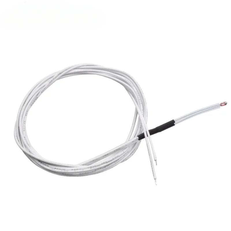 100K Ntc 3950 Thermistors Sensoren Met Kabel 3d Printers Onderdelen Temperatuur Deel Wit 1M Lijn Accessoires Met Duponterminal