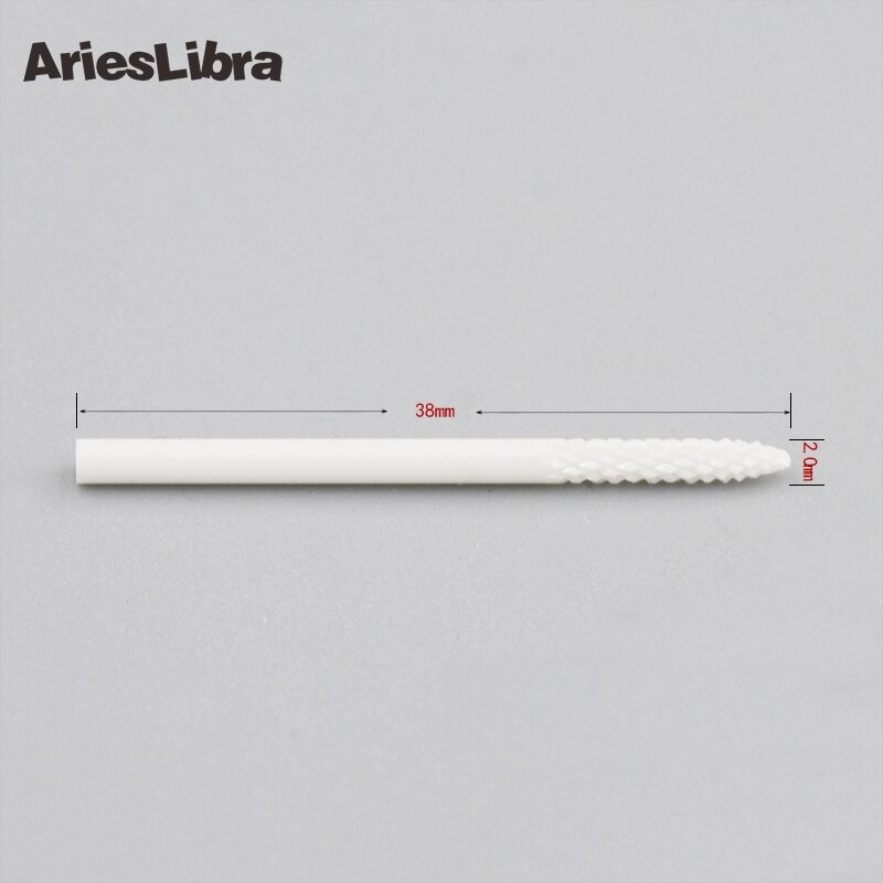 Novo fino cerâmica prego broca cabeça de moagem para manicure elétrica broca ferramenta de broca de cerâmica bico prego broca fresa