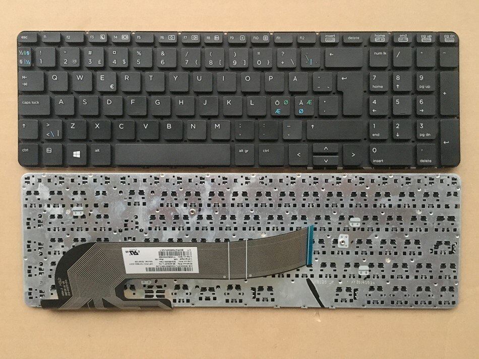 Italiano Portguese Bélgica español turco nórdicos teclado para HP PROBOOK 450 G0 G1 470 455 G1 450 G2 455 G2 470 G0 G1 G2 S15 S17: Verde oscuro