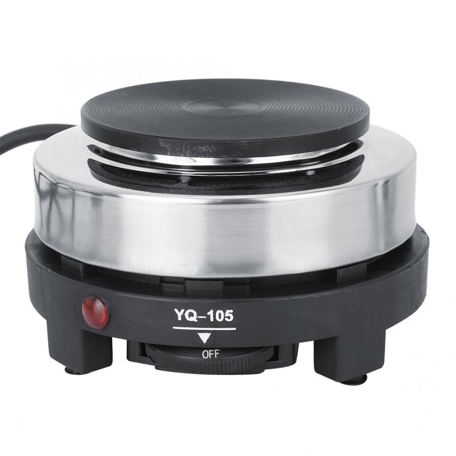 450ml rostfritt stål elektrisk spis kaffekanna bryggare värmare set eu plug 220-240v(  ) kaffe electrica
