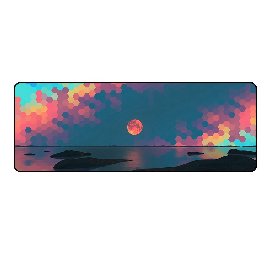 Custom Speed MousePad 800x300 Large Mouse Pad Rubber Gaming Keyboard Pad Otaku XL Gamer Office Laptop Computer Desk Mat: White