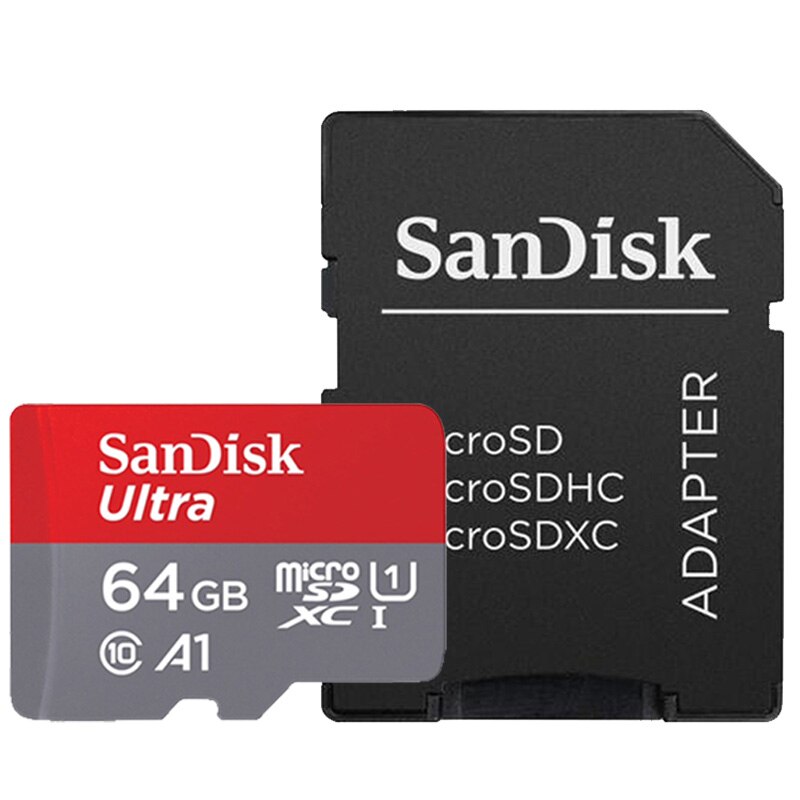 Sandisk 16GB 32GB micro sd card 64GB 128GB cartao de memoria 200GB 256GB memory card class10 400GB tf card with adapter: 64GB-AP