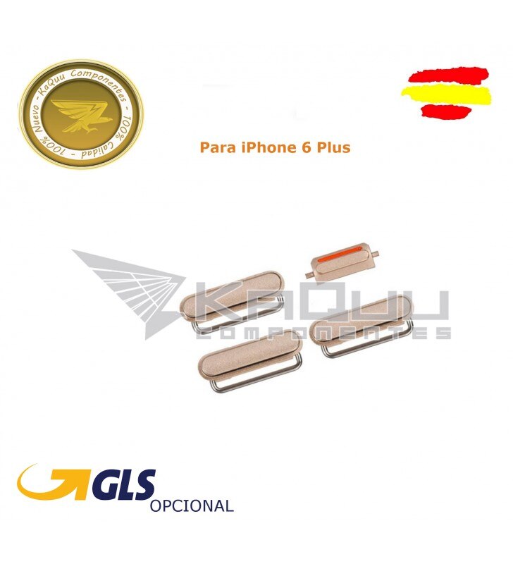 Gold Seite Tasten einstellen für iPhone 6 Plus