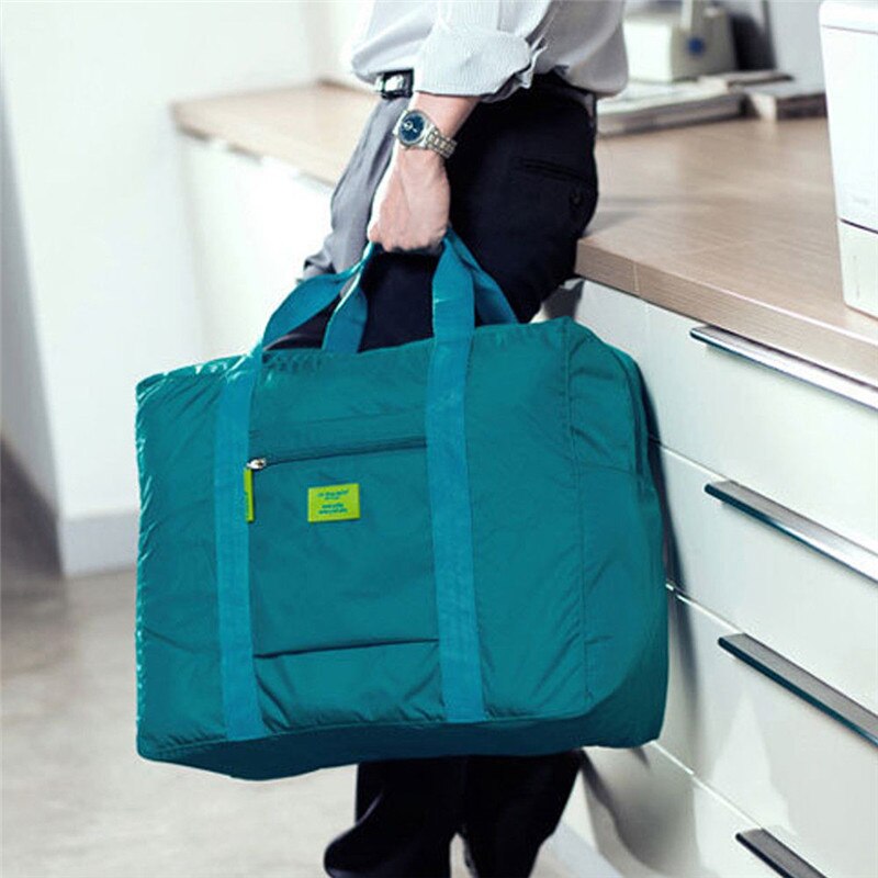 Familie reisevesker stor kapasitet vanntett trykk bagasje bag uformelt reise utendørs sammenleggbare duffle treningsvesker