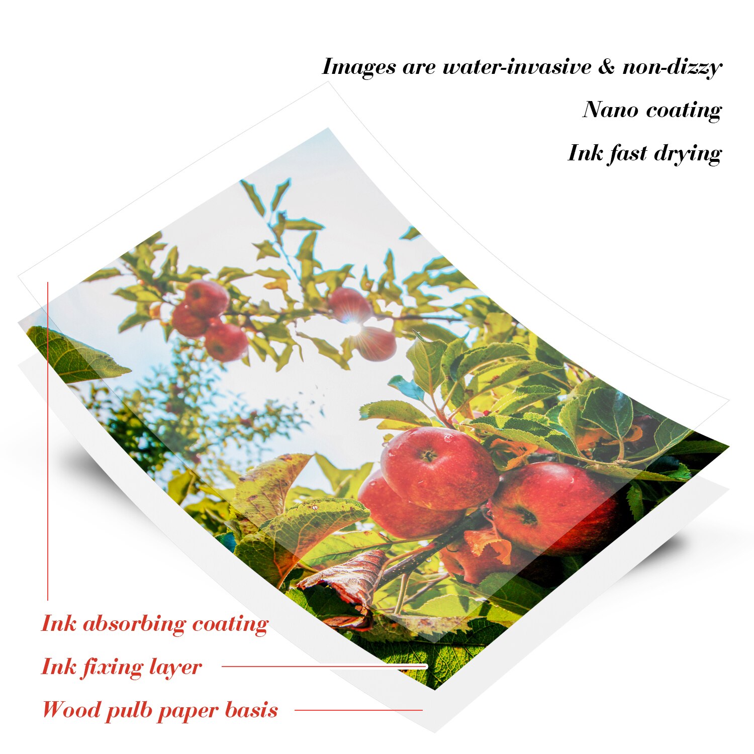 4R 6inch 4x6 Matte Photo Paper 100sheets 200/230/250g Waterproof For Inkjet Printer Paper studio Photographer
