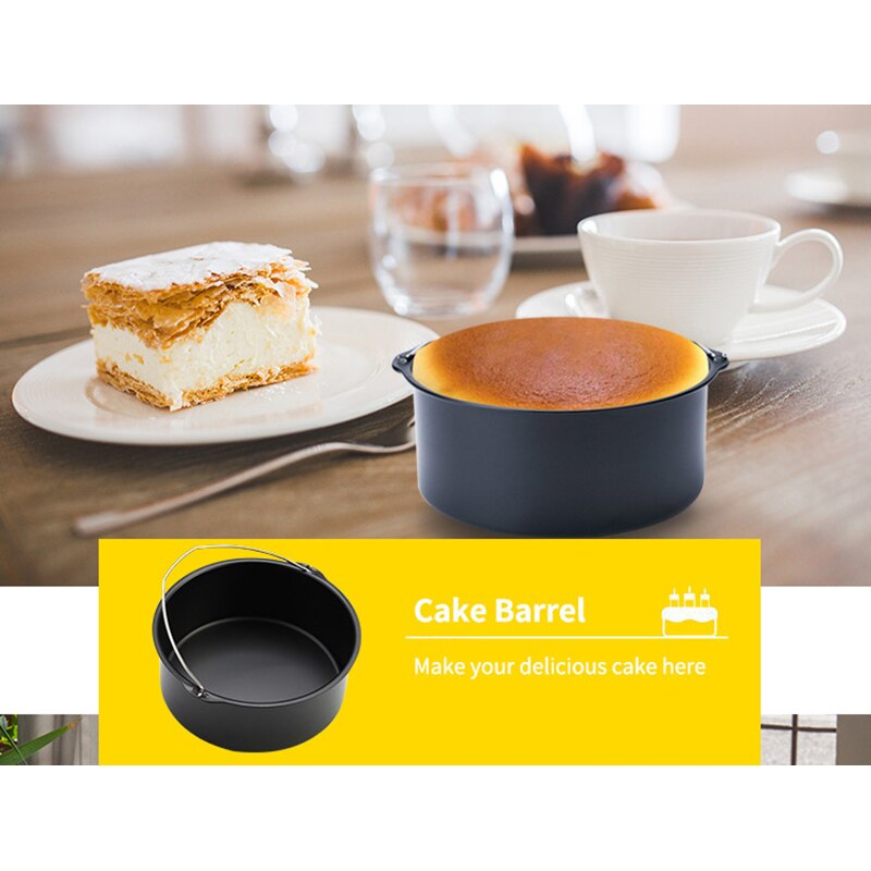 Cn Air Friteuse Bakken Pan Non-stick Carbon Staal Gebakken Kip Pot Voor Magnetron Nederlandse Oven Cake Bakken Vat