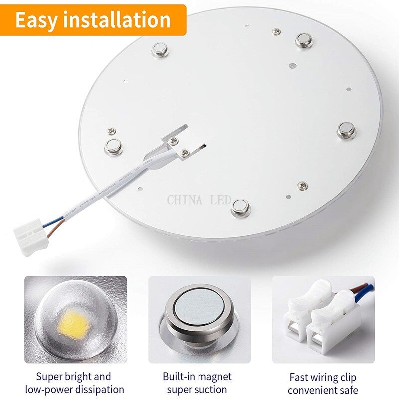 Ronda 36W 24W 18W 12W LED anillo PANEL círculo luz LED redondo SMD techo Junta lámpara circular Junta AC 220V 230V 240V luz LED