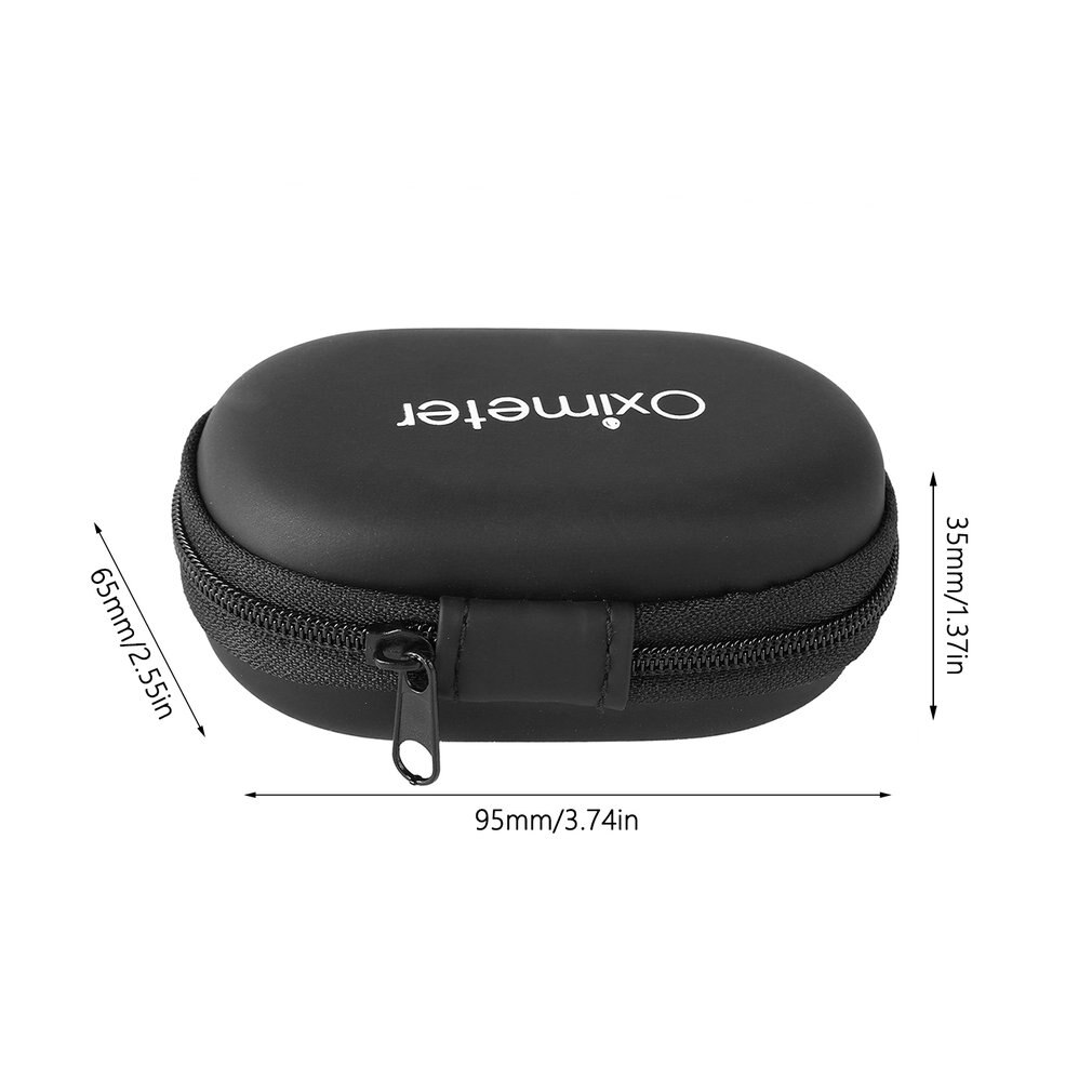 Healthy Tools T20 Fingertip Pulse Oximeter Digital Reading LED Display Finger Blood Pulse Blood Oxygen Saturation Monitor: bag