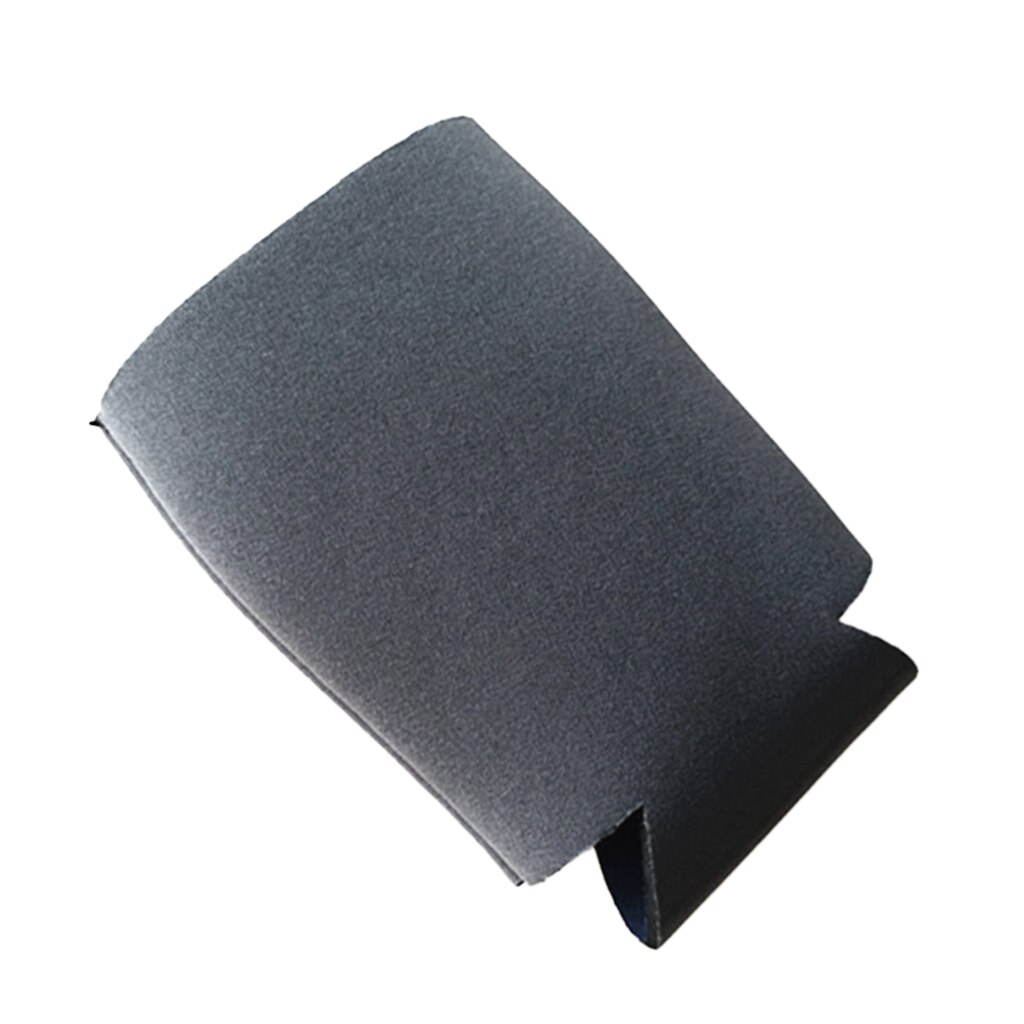 Funda de neopreno plegable para latas de cerveza, Enfriador de lata para bebidas, refrescos, bebidas, funda aislante de 3mm, 330ml / 12 oz: Gray